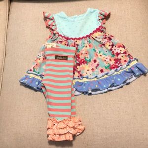 Matilda Jane Swing Top and Ruffle Leggings